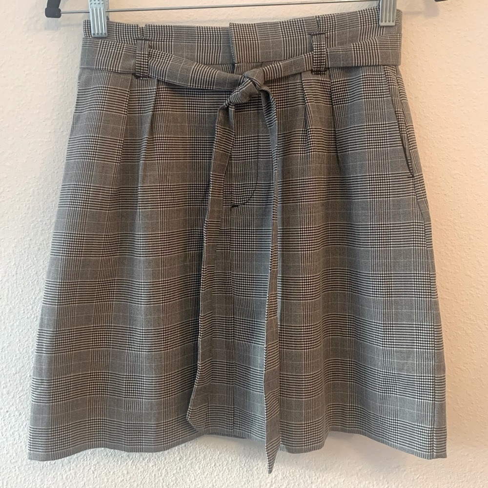 Plaid Banana Republic Skirt